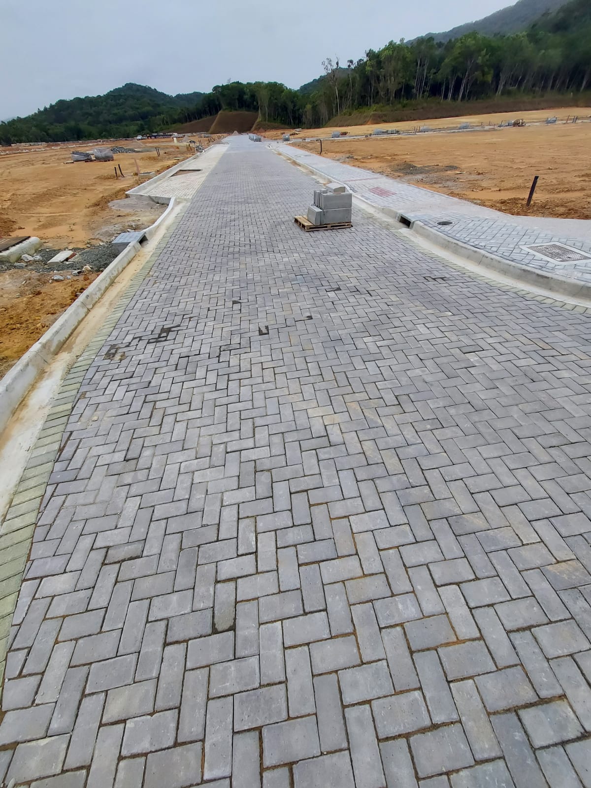 Rua em paver